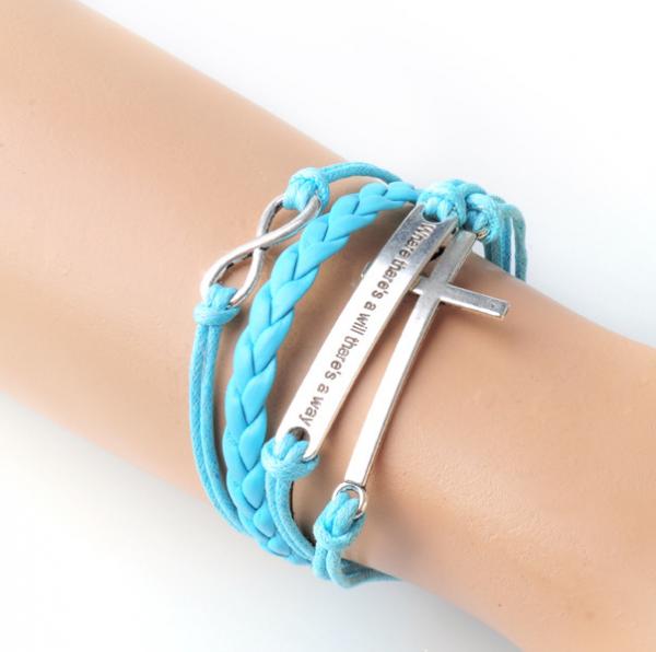 Blue 4 Strand Bracelet